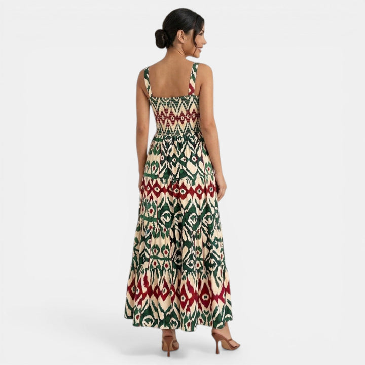 Vestido Boho Mujer Estampado Verano
