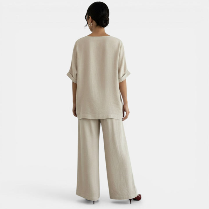 Conjunto Mujer Verano Algodón Lino