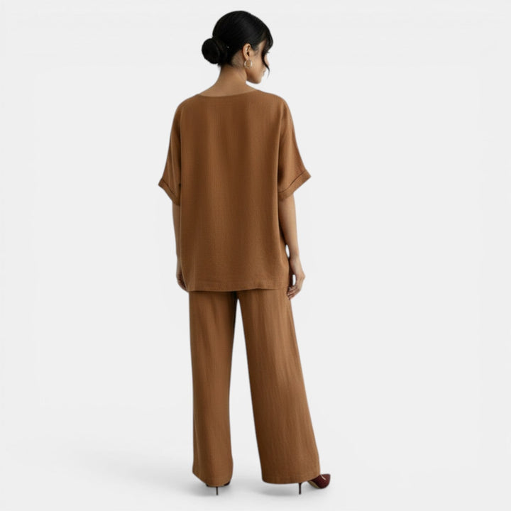 Conjunto Mujer Verano Algodón Lino