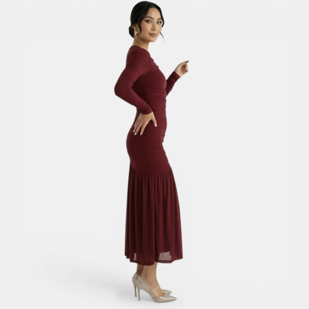 Vestido Encaje Mujer Elegante