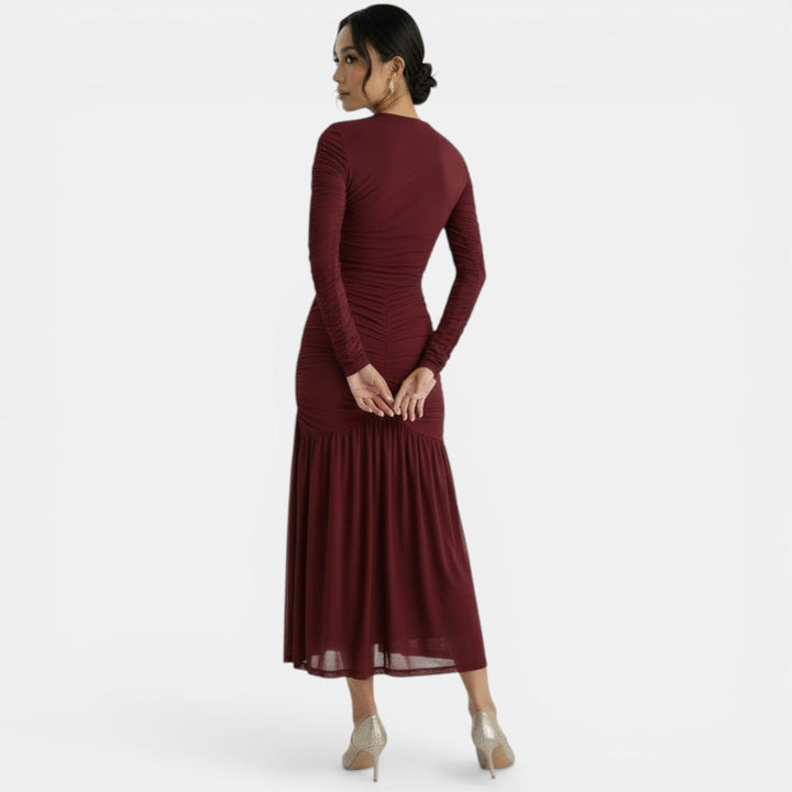 Vestido Encaje Mujer Elegante