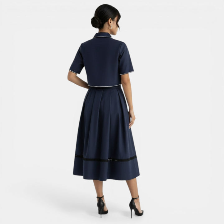 Conjunto Mujer Elegante Bordado