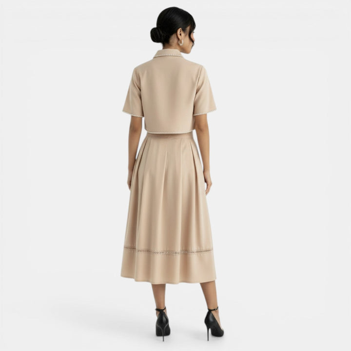 Conjunto Mujer Elegante Bordado