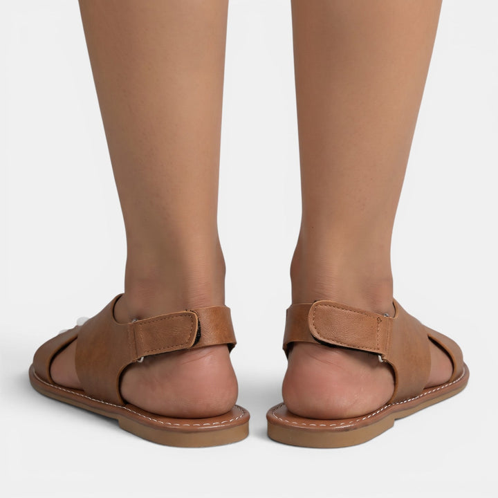 Sandalias Planas Piel Mujer