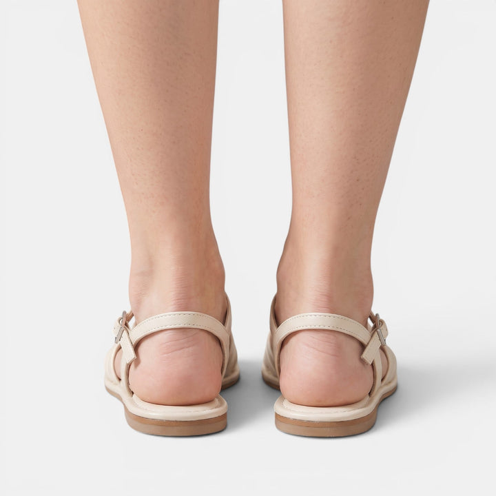 Sandalias Mujer Pescador Piel Trenzadas