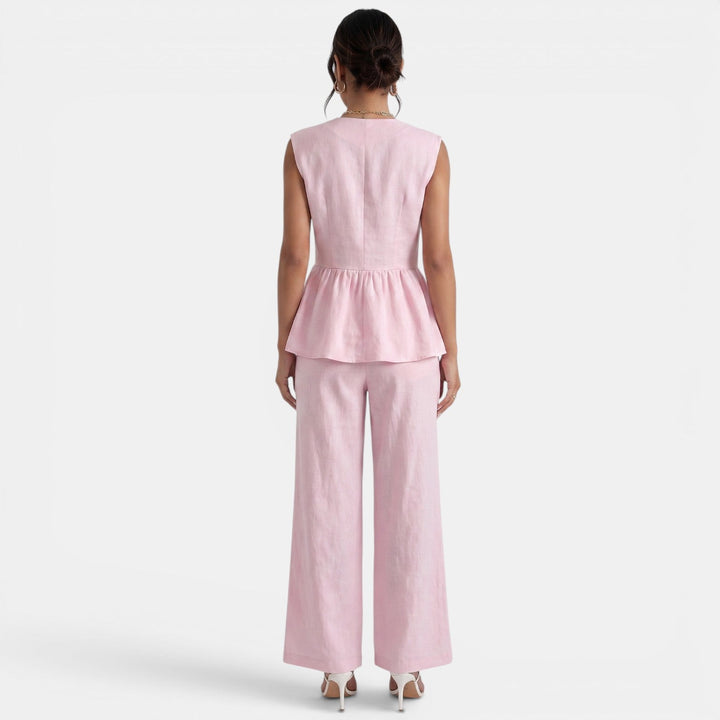 Conjunto Lino Mujer Elegante