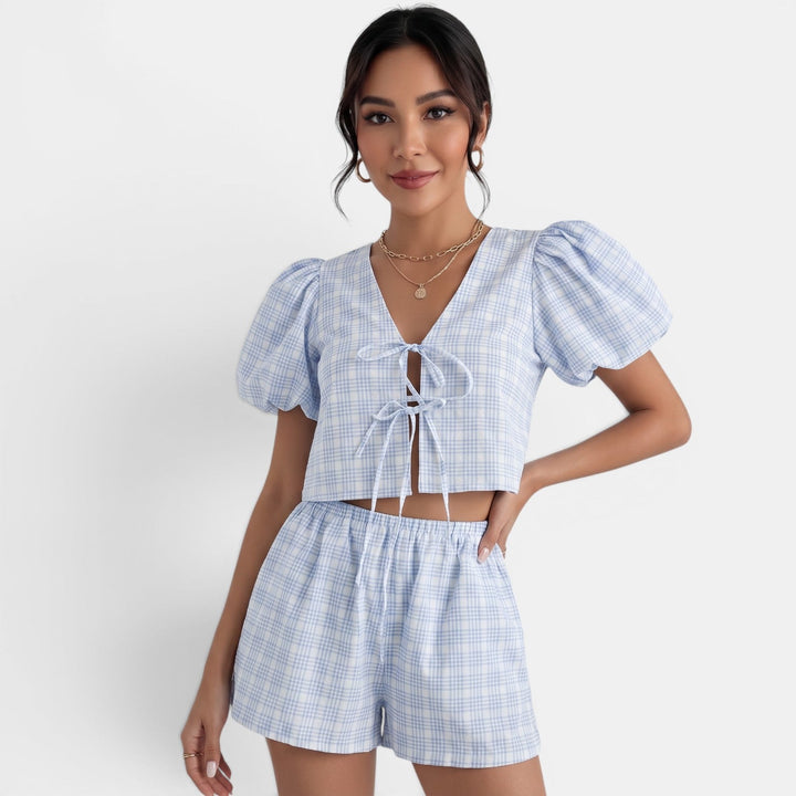 Conjunto Cuadros Mujer Verano
