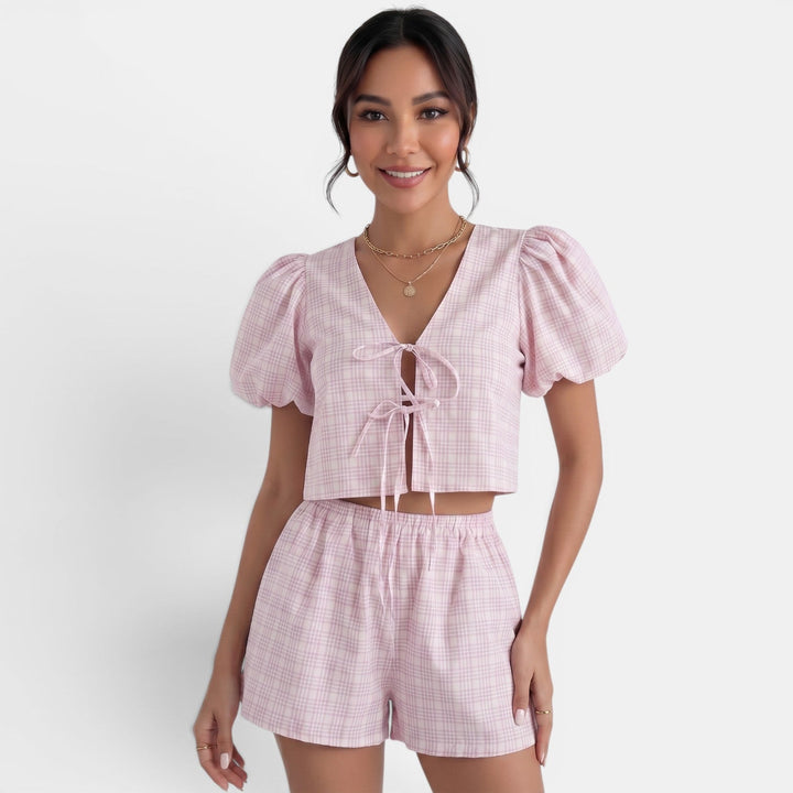 Conjunto Cuadros Mujer Verano