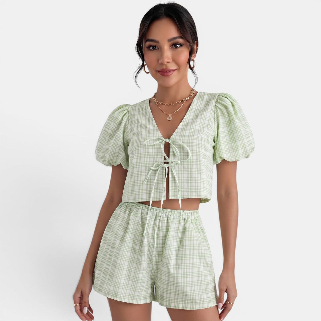 Conjunto Cuadros Mujer Verano
