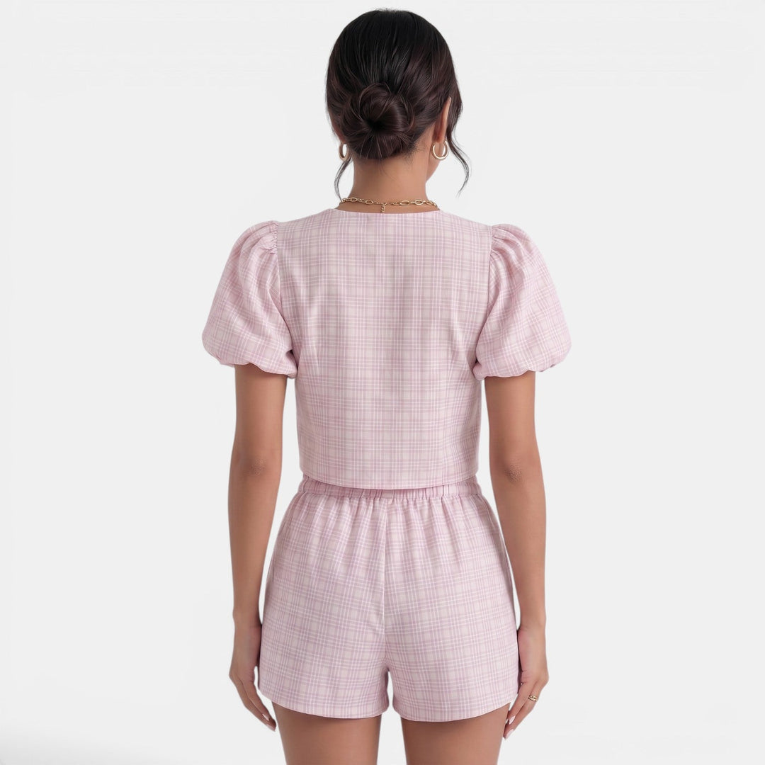Conjunto Cuadros Mujer Verano