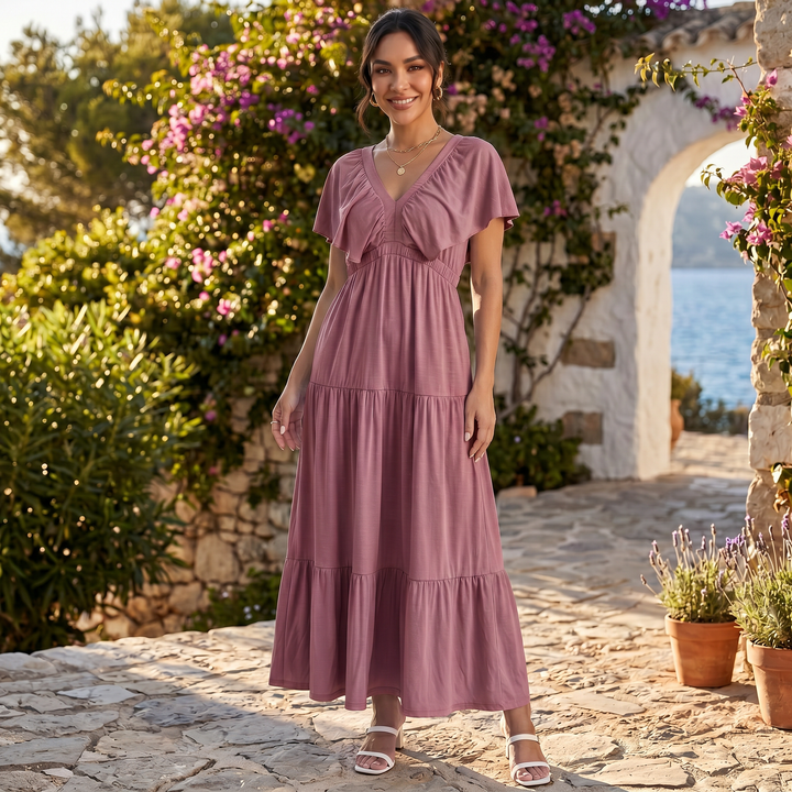 Vestido Largo Elegante Mujer