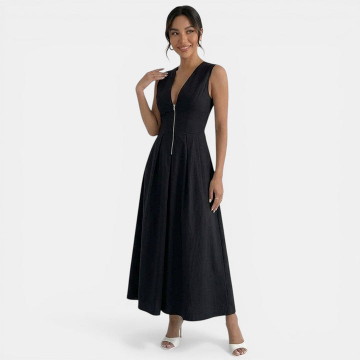 Vestido Midi Elegante Mujer