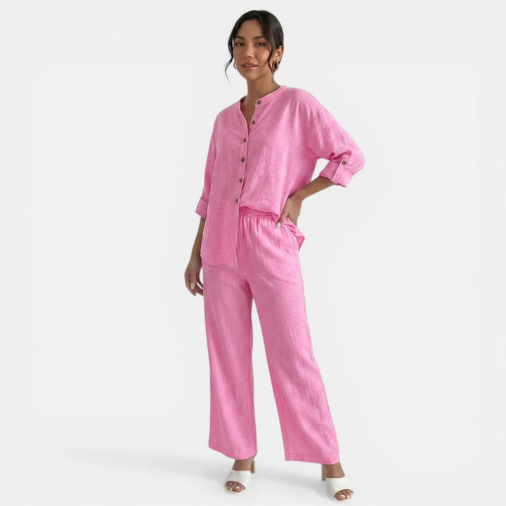 Conjunto Mujer Lino Verano
