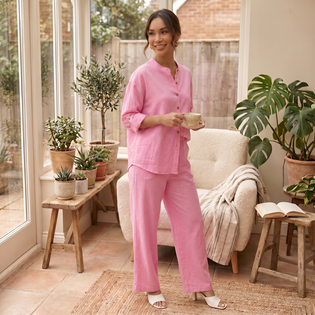 Conjunto Mujer Lino Verano