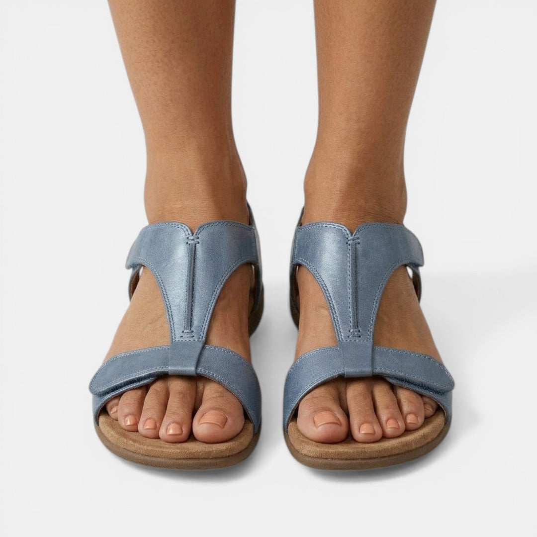 Sandalias Plataforma Mujer Velcro