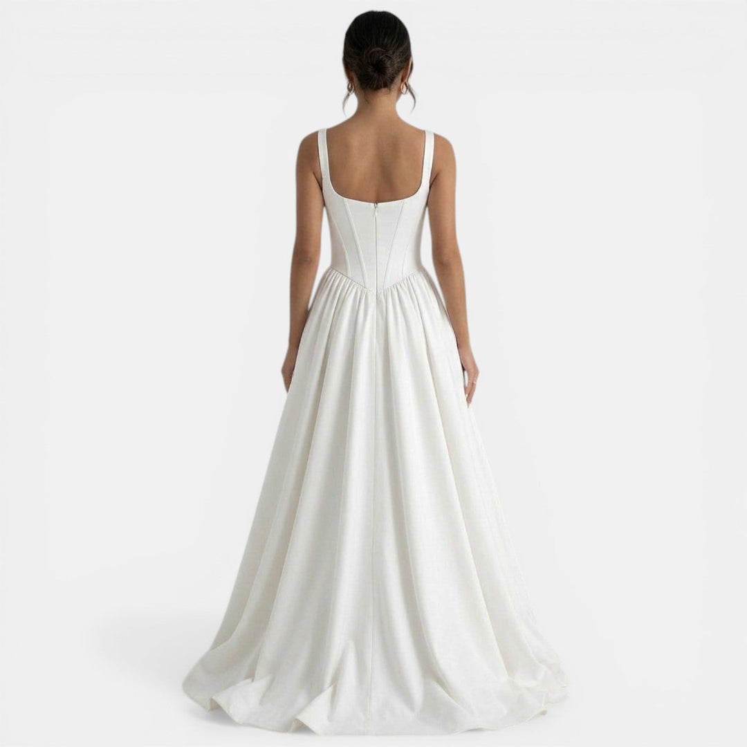 Vestido Novia Largo Blanco