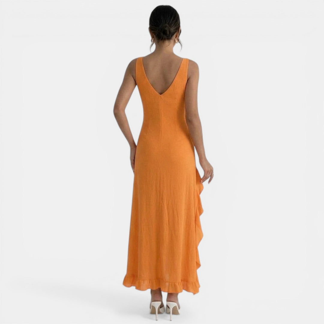 Vestido Midi Elegante Mujer