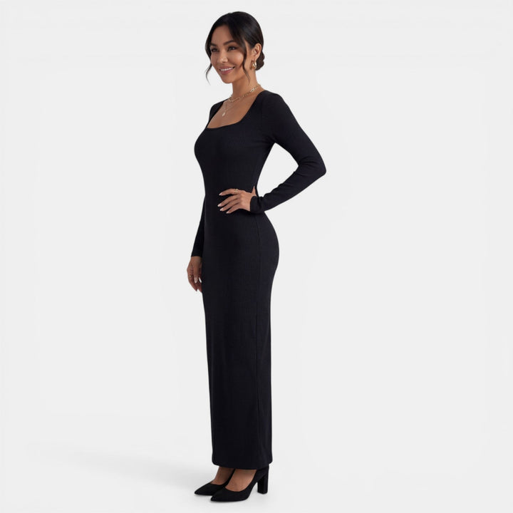 Vestido Maxi Moldeador Mujer Doble Capa