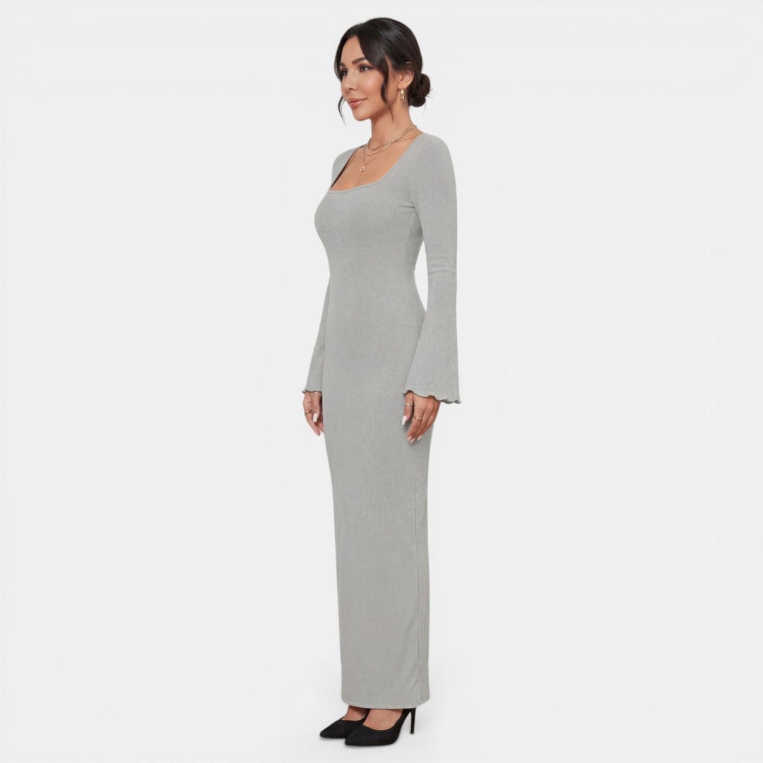 Vestido Maxi Moldeador Mujer Doble Capa