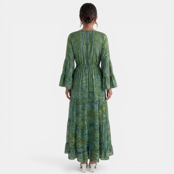 Vestido Largo Boho Floral Mujer
