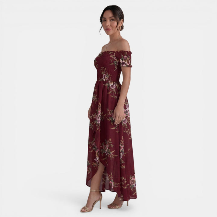 Vestido Maxi Boho Floral Mujer