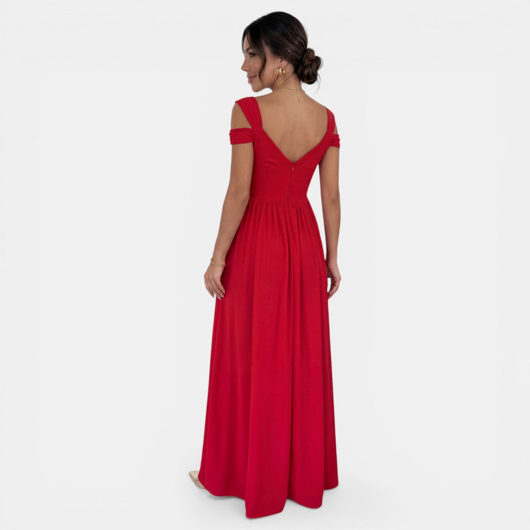 Vestido Maxi Boho Mujer Tirantes Finos