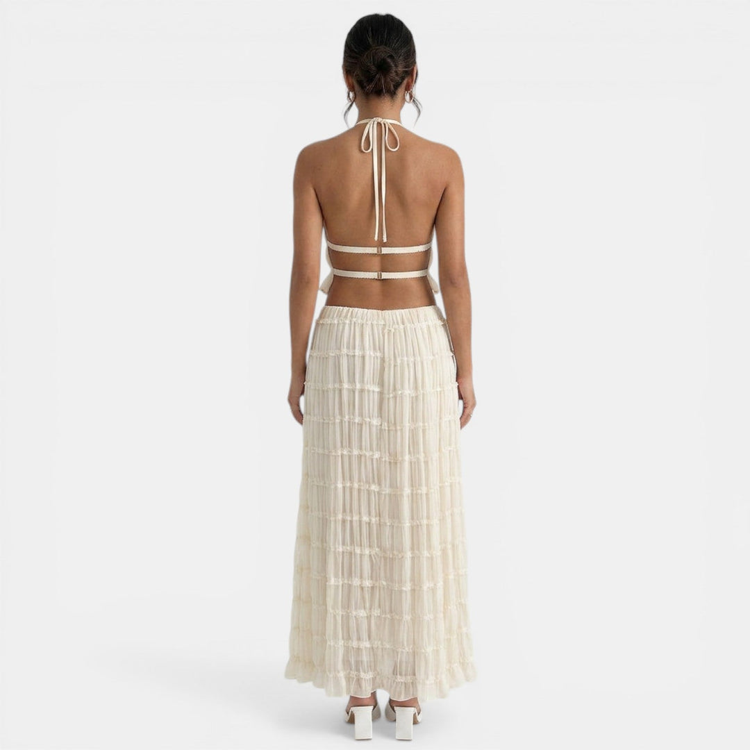 Conjunto Halter Mujer Verano Elegante