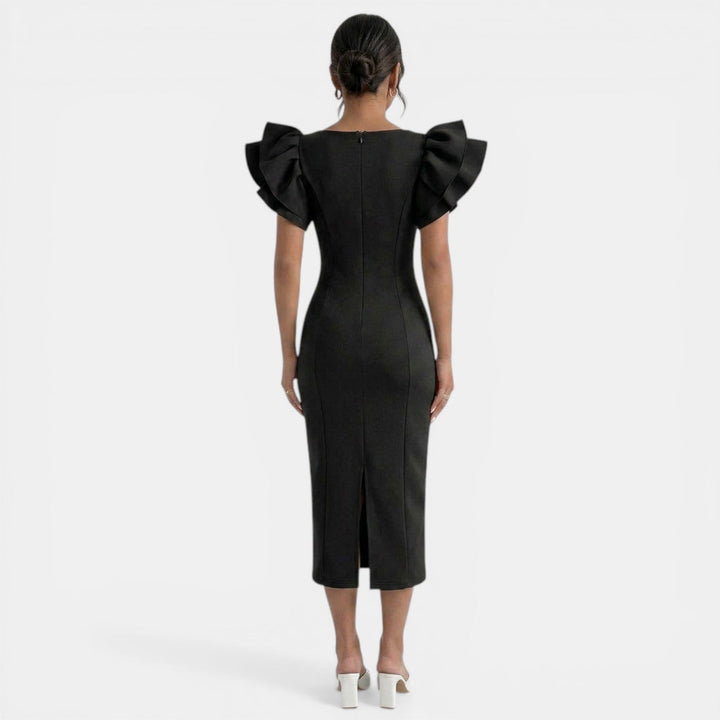 Vestido Midi Elegante Mujer