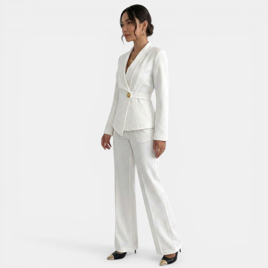 Conjunto Mujer Blanco Elegante