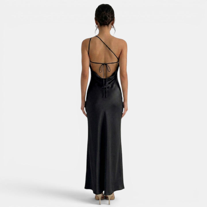 Vestido Largo Encaje Espalda Abierta