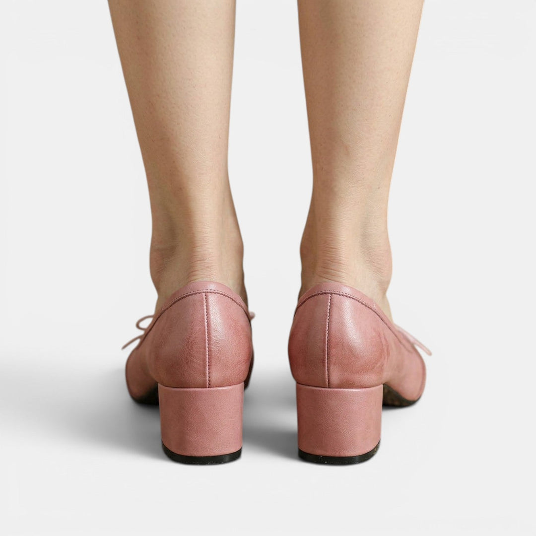 Sandalias Mujer Piel Tacón Medio