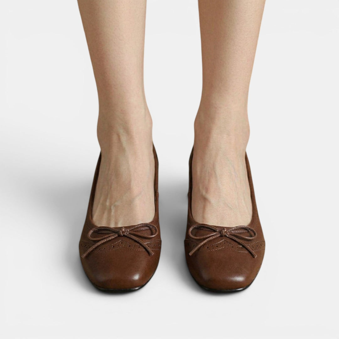 Sandalias Mujer Piel Tacón Medio