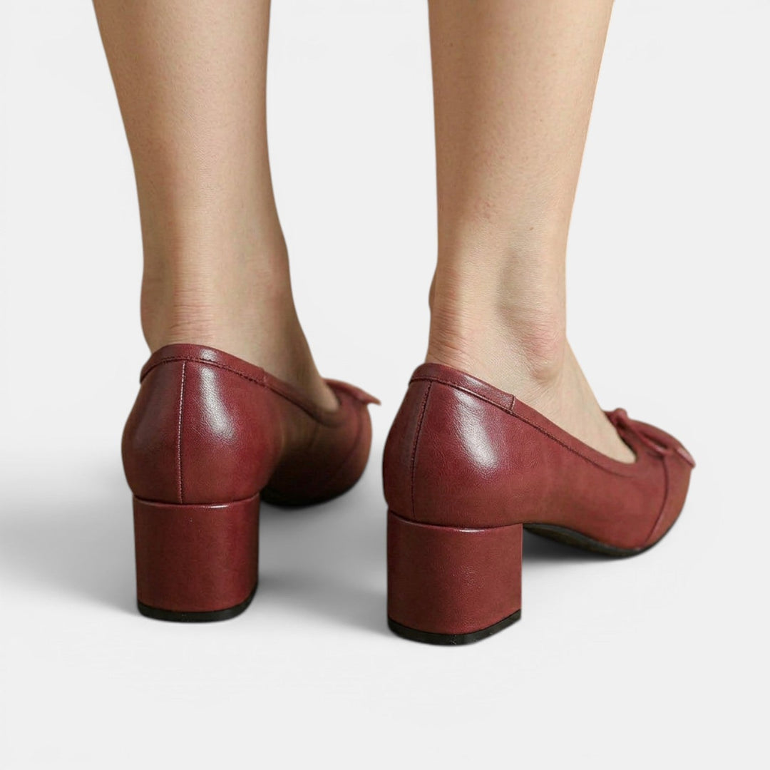 Sandalias Mujer Piel Tacón Medio