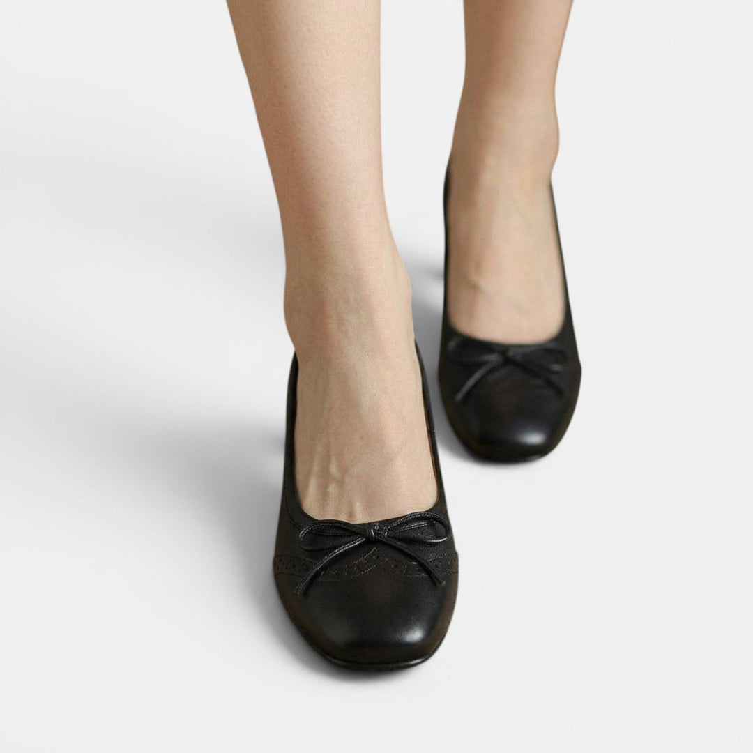 Sandalias Mujer Piel Tacón Medio