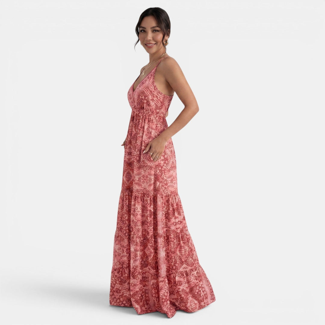 Vestido Largo Boho Mujer Tirantes Verano