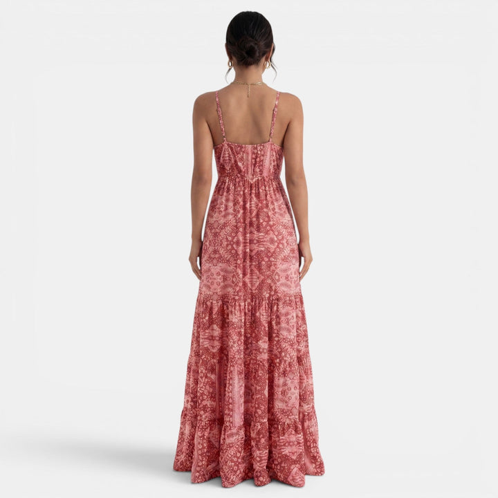 Vestido Largo Boho Mujer Tirantes Verano