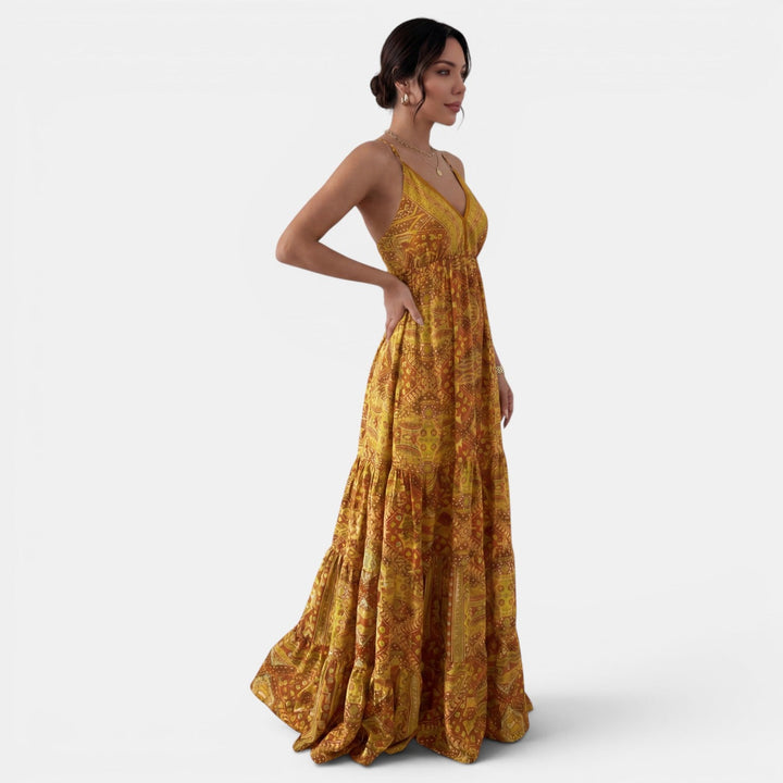 Vestido Largo Boho Mujer Tirantes Verano