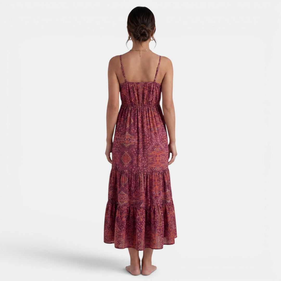 Vestido Largo Boho Mujer Tirantes Verano