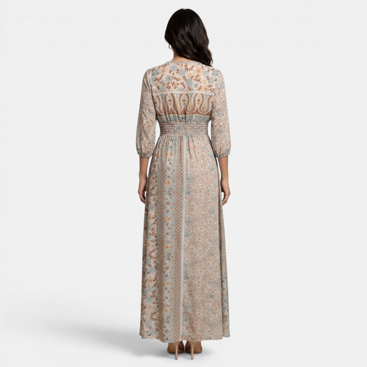 Vestido Maxi Boho Mujer Paisley