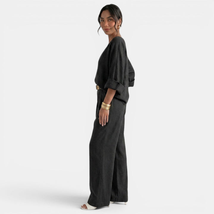 Conjunto Pantalón Lino Verano Mujer