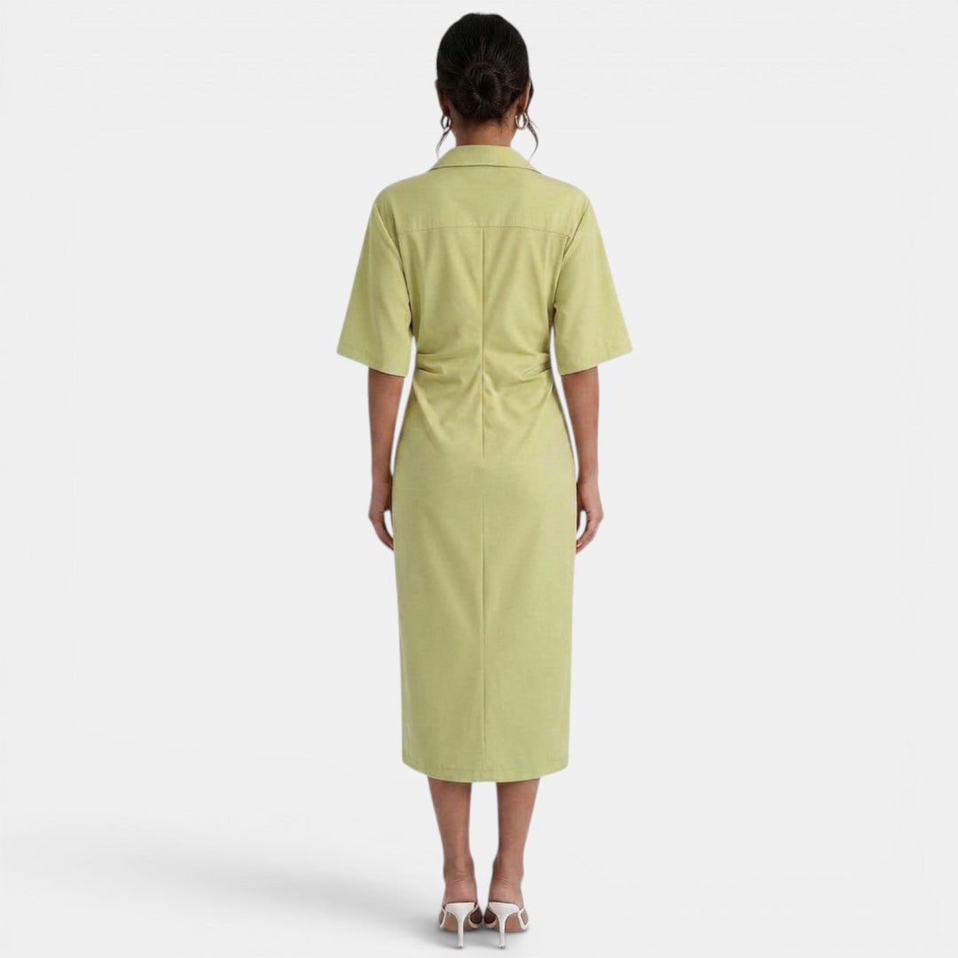 Vestido Midi Camisero Elegante
