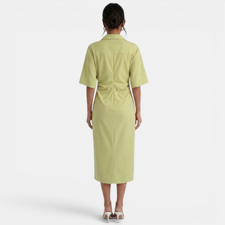 Vestido Midi Camisero Elegante