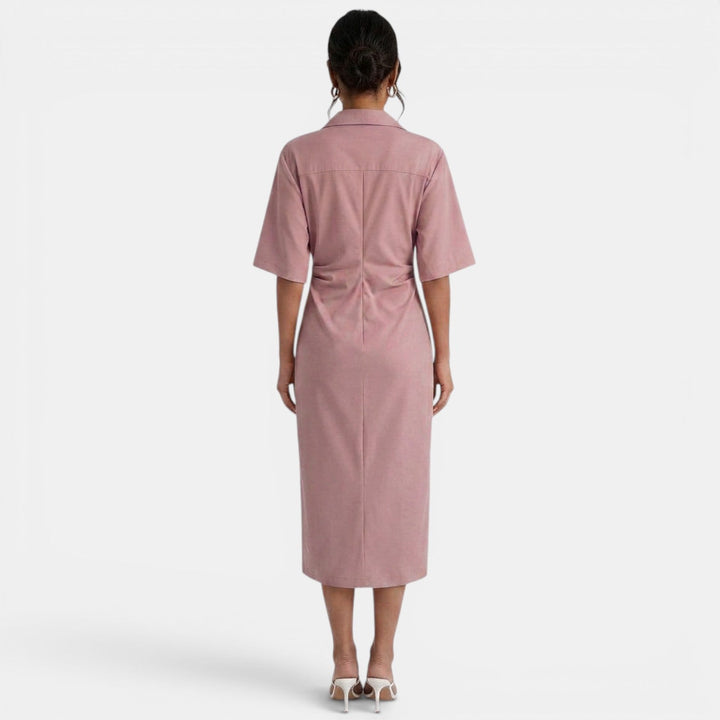Vestido Midi Camisero Elegante