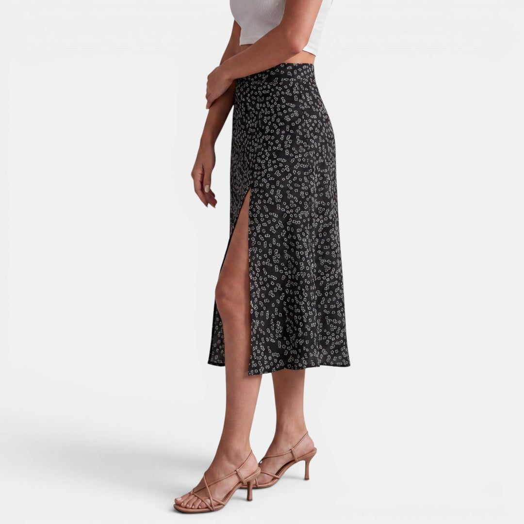 Falda Floral Mujer Ajustada