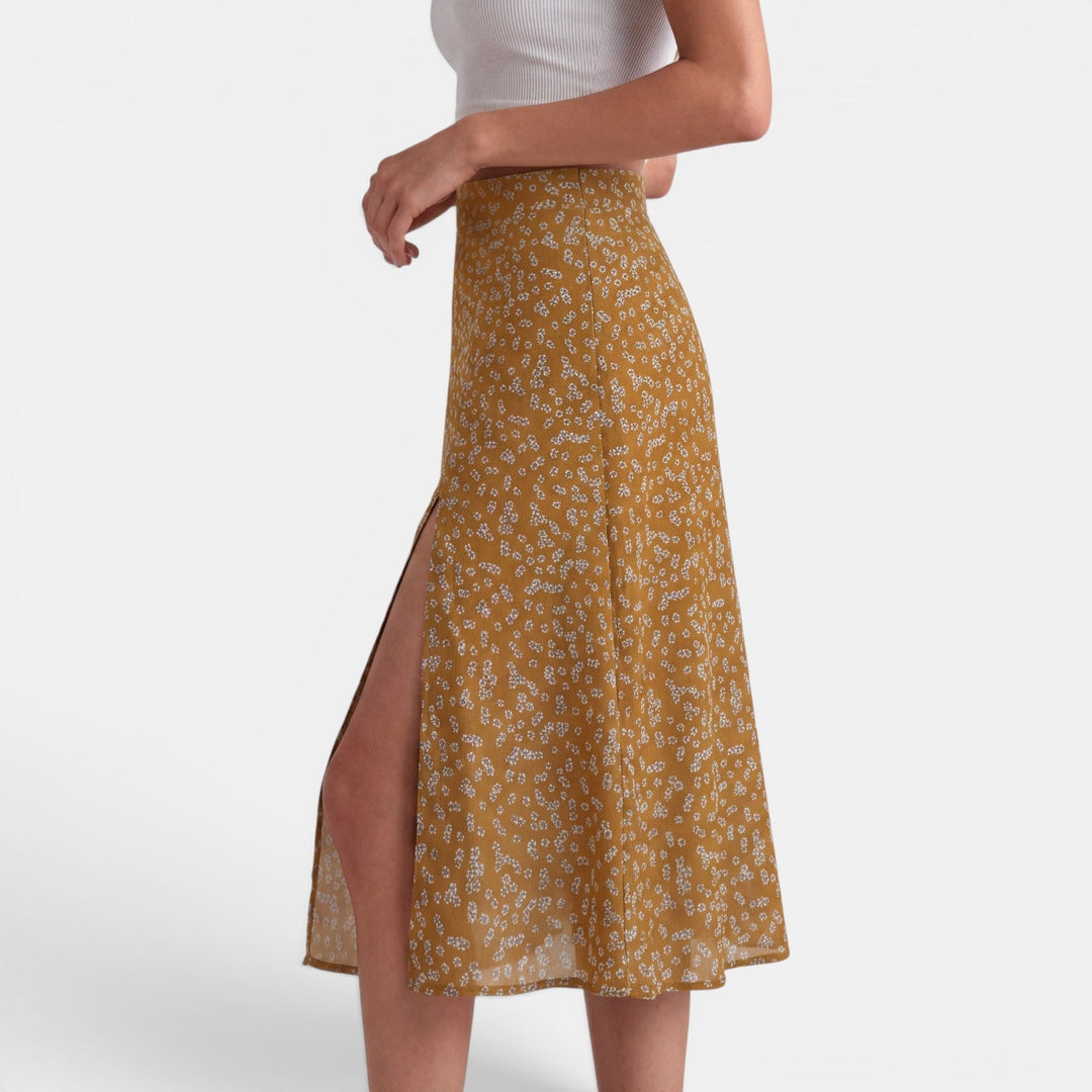 Falda Floral Mujer Ajustada