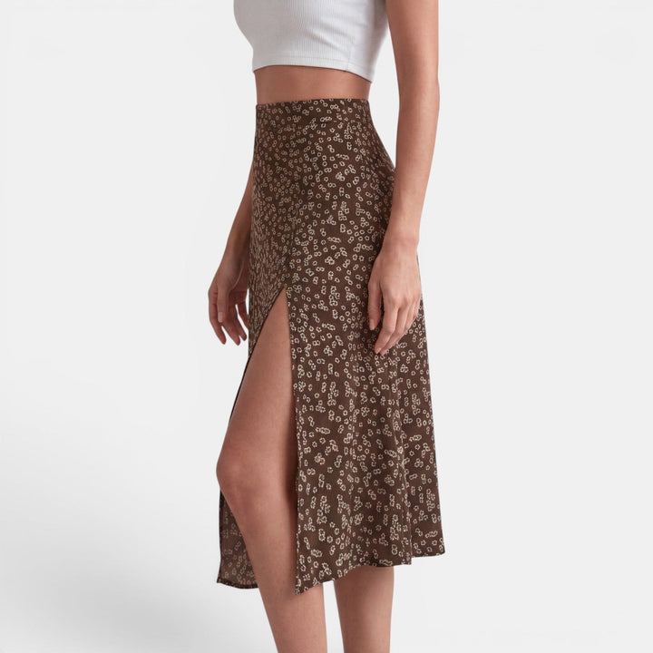 Falda Floral Mujer Ajustada