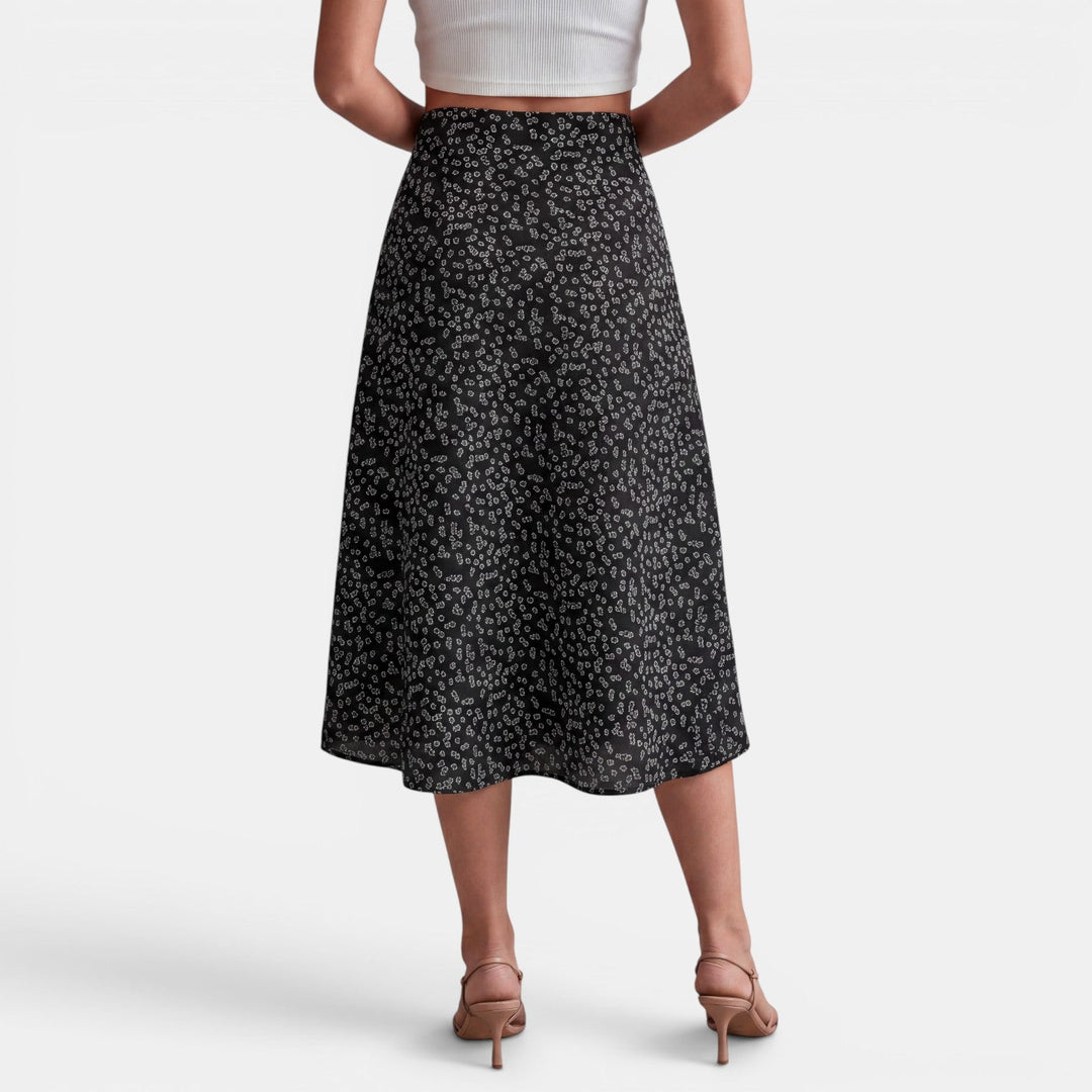 Falda Floral Mujer Ajustada
