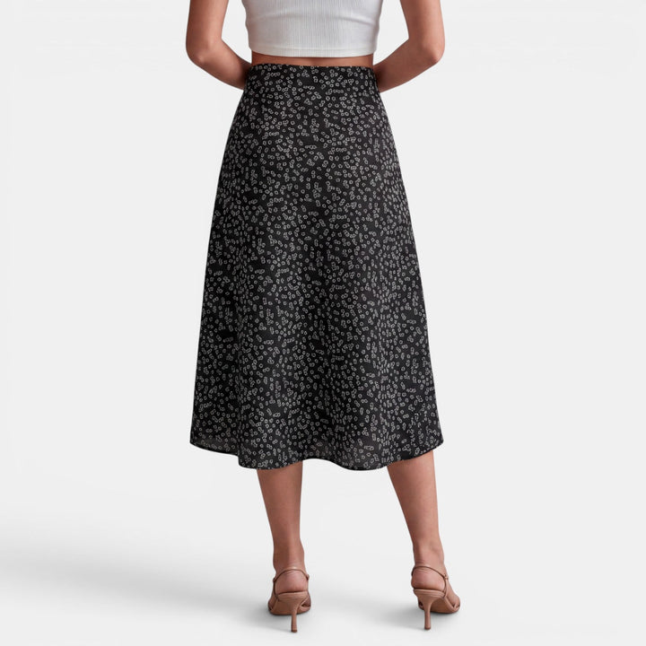 Falda Floral Mujer Ajustada