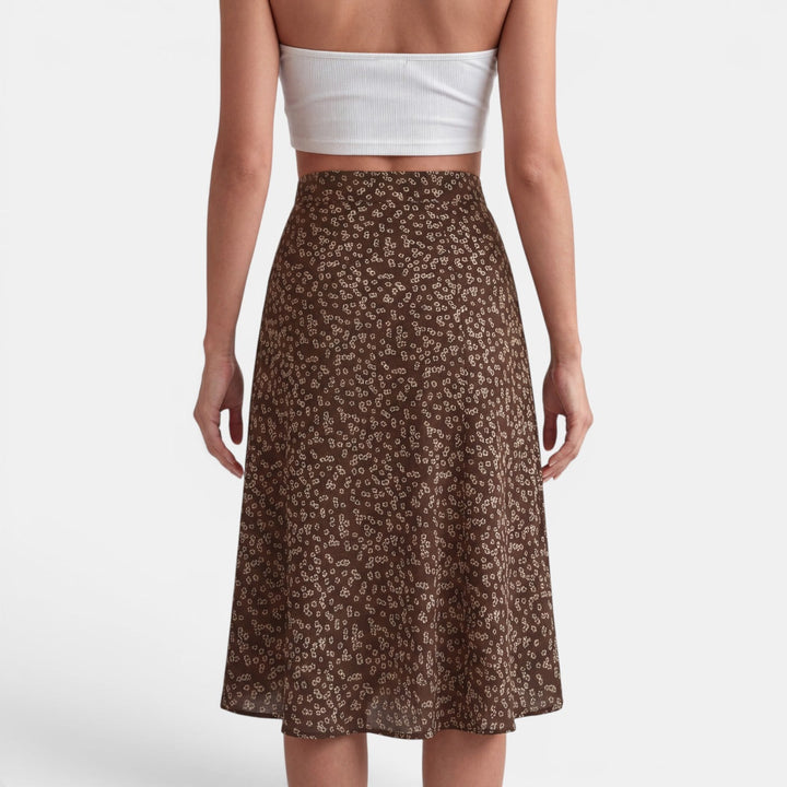 Falda Floral Mujer Ajustada