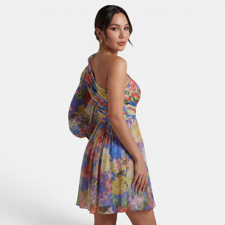 Vestido Corto Mujer Floral Verano